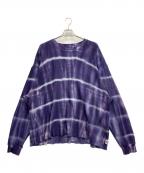 DAIRIKUダイリク）の古着「Tie-dye Thermal Tee」｜パープル