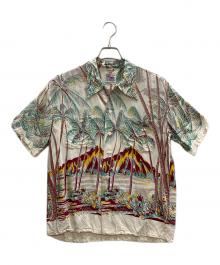 Duke Kahanamoku（デュークカハナモク）の古着「レーヨンアロハシャツ」｜ブルー