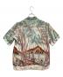 DUKE KAHANAMOKU (デュークカハナモク) レーヨンアロハシャツ ブルー サイズ:M：12000円