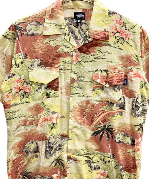 stussy（ステューシー）stussy (ステューシー) アロハシャツ イエロー サイズ:Mの古着・服飾アイテム