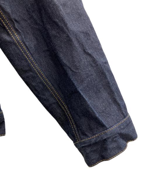 sacai（サカイ）sacai (サカイ) スタンドカラーデニムジャケット ネイビー サイズ:3の古着・服飾アイテム