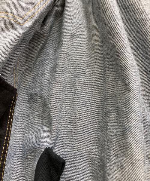 sacai（サカイ）sacai (サカイ) スタンドカラーデニムジャケット ネイビー サイズ:3の古着・服飾アイテム