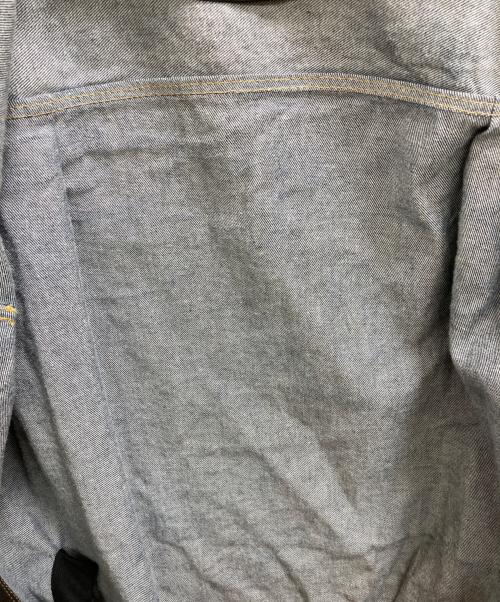 sacai（サカイ）sacai (サカイ) スタンドカラーデニムジャケット ネイビー サイズ:3の古着・服飾アイテム