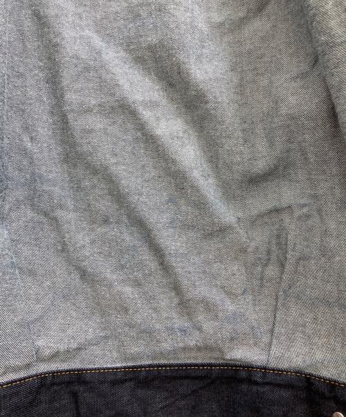 sacai（サカイ）sacai (サカイ) スタンドカラーデニムジャケット ネイビー サイズ:3の古着・服飾アイテム