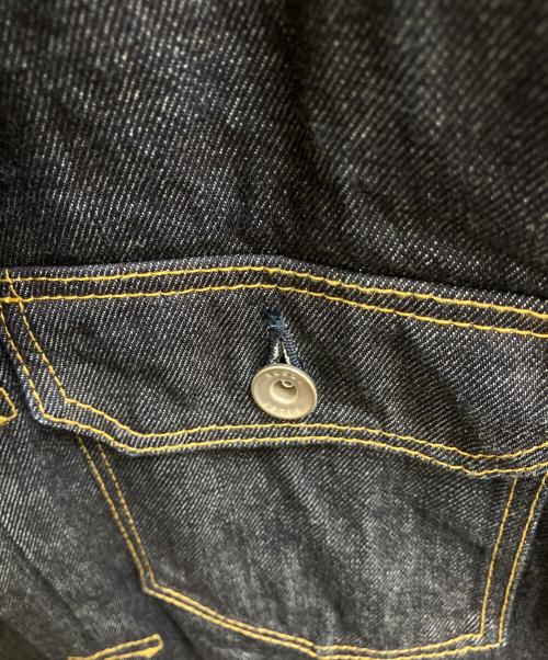 sacai（サカイ）sacai (サカイ) スタンドカラーデニムジャケット ネイビー サイズ:3の古着・服飾アイテム