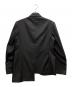 s'yte (サイト) T/W GABARDINE JACKET WITH DOUBLE-TAILORED LEFT FRONT ブラック サイズ:3：27000円