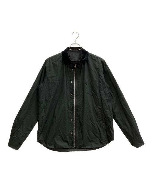 sacai（サカイ）sacai (サカイ) リバーシブルシャツジャケット グレー サイズ:1の古着・服飾アイテム