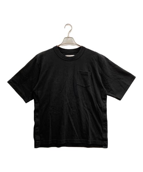 sacai（サカイ）sacai (サカイ) Studs Pocket Tee ブラック サイズ:2の古着・服飾アイテム
