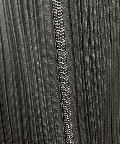 PLEATS PLEASE（プリーツプリーズ）PLEATS PLEASE (プリーツプリーズ) フロントジッププリーツロングスカート ブラック サイズ:1の古着・服飾アイテム