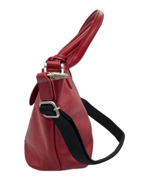 AVIREX（アヴィレックス）AVIREX (アヴィレックス) VARSITY LEATHER MINI TOTE BAG レッドの古着・服飾アイテム