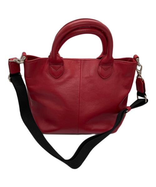 AVIREX（アヴィレックス）AVIREX (アヴィレックス) VARSITY LEATHER MINI TOTE BAG レッドの古着・服飾アイテム