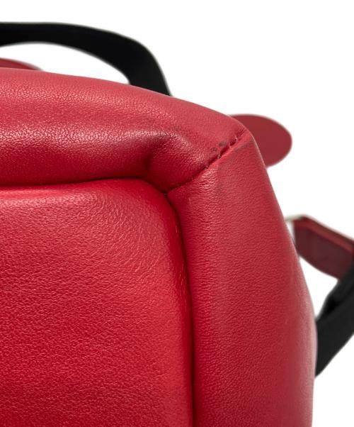 AVIREX（アヴィレックス）AVIREX (アヴィレックス) VARSITY LEATHER MINI TOTE BAG レッドの古着・服飾アイテム