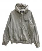 WACKO MARIAワコマリア）の古着「HEAVY WEIGHT ZIP HOODED SWEAT SHIRT」｜グレー