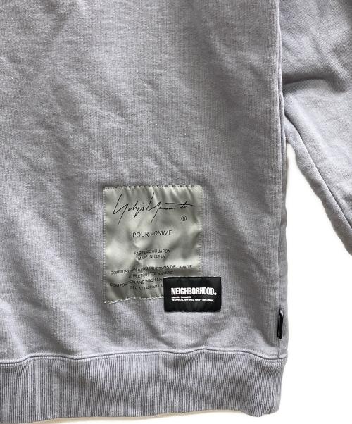 Yohji Yamamoto pour homme（ヨウジヤマモト プールオム）Yohji Yamamoto pour homme (ヨウジヤマモト プールオム) N.HOOLYWOOD (エヌ ハリウッド) NH SWEAT SHIRT LS グレー サイズ:XLの古着・服飾アイテム