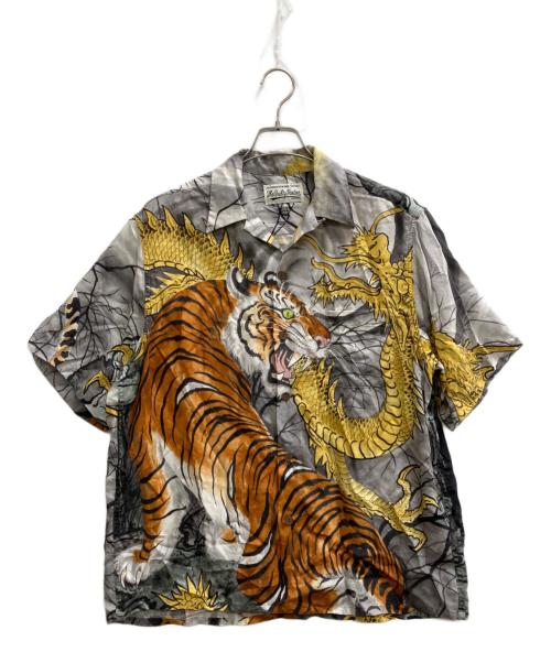 WACKO MARIA（ワコマリア）WACKO MARIA (ワコマリア) TIM LEHI S/S HAWAIIAN SHIRT グレー サイズ:Mの古着・服飾アイテム