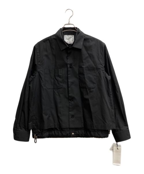 sacai（サカイ）sacai (サカイ) Poplin Shirt ブラック サイズ:2の古着・服飾アイテム