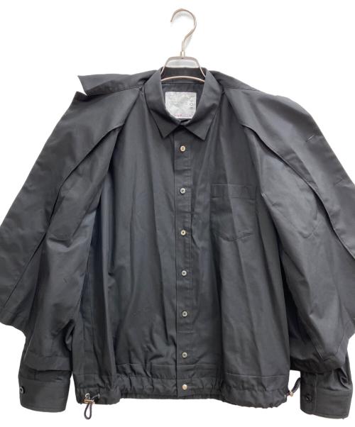 sacai（サカイ）sacai (サカイ) Poplin Shirt ブラック サイズ:2の古着・服飾アイテム