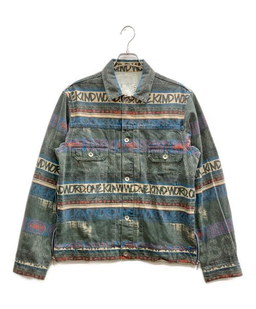 sacai（サカイ）sacai (サカイ) Eric Haze Denim Blouson グリーン サイズ:2の古着・服飾アイテム