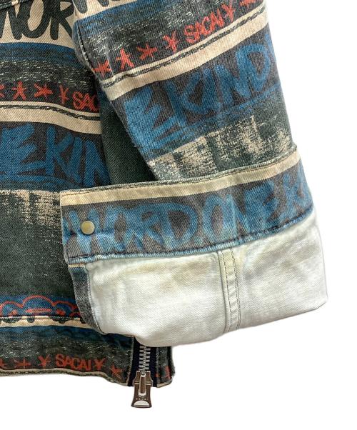 sacai（サカイ）sacai (サカイ) Eric Haze Denim Blouson グリーン サイズ:2の古着・服飾アイテム
