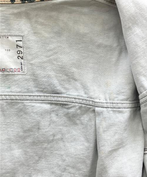 sacai（サカイ）sacai (サカイ) Eric Haze Denim Blouson グリーン サイズ:2の古着・服飾アイテム