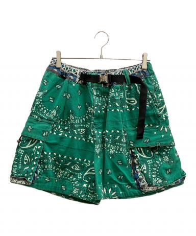 中古・古着通販】sacai (サカイ) Bandana Print Shorts グリーン