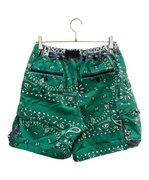 sacai（サカイ）sacai (サカイ) Bandana Print Shorts グリーン サイズ:1の古着・服飾アイテム