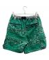 sacai (サカイ) Bandana Print Shorts グリーン サイズ:1：18000円