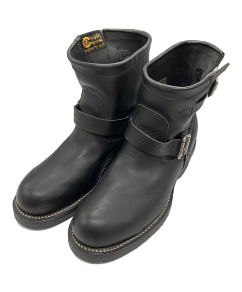 CHIPPEWA（チペワ）CHIPPEWA (チペワ) 7’’ STEEL TOE ENGINEER ブラック サイズ:26の古着・服飾アイテム