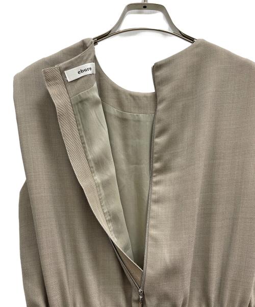 ebure（エブール）EBURE (エブール) カーゴポケットオールインワン ベージュ サイズ:38の古着・服飾アイテム
