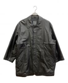 Christian Dior MONSIEUR（クリスチャンディオールムッシュ）の古着「ラムレザーコート」｜ブラック