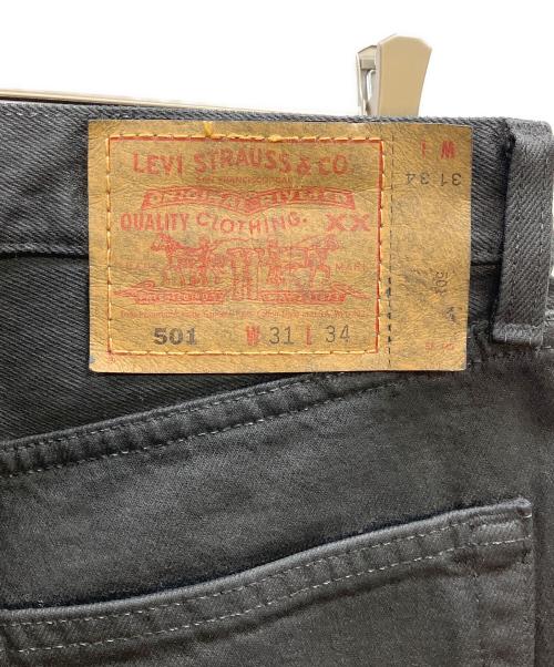 LEVI'S（リーバイス）LEVI'S (リーバイス) 501コーティングデニムパンツ ブラック サイズ:31の古着・服飾アイテム