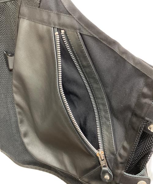 Schott（ショット）Schott (ショット) LEATHER LUGGAGE VEST ブラック サイズ:Lの古着・服飾アイテム