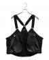 Schott（ショット）の古着「LEATHER LUGGAGE VEST」｜ブラック