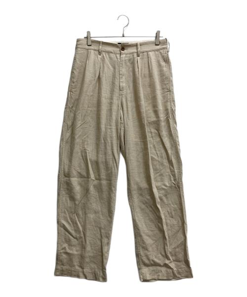 Schott（ショット）Schott (ショット) LINEN TROUSERS ベージュ サイズ:30の古着・服飾アイテム