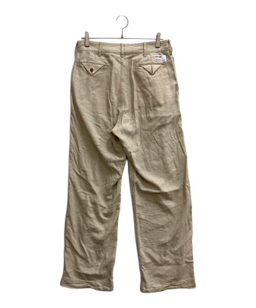 Schott（ショット）Schott (ショット) LINEN TROUSERS ベージュ サイズ:30の古着・服飾アイテム