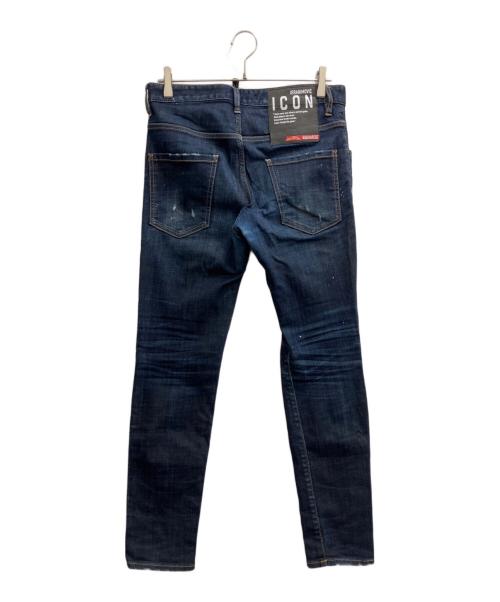 DSQUARED2（ディースクエアード）DSQUARED2 (ディースクエアード) SKATER JEAN インディゴ サイズ:44の古着・服飾アイテム