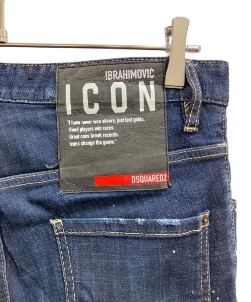 DSQUARED2（ディースクエアード）DSQUARED2 (ディースクエアード) SKATER JEAN インディゴ サイズ:44の古着・服飾アイテム