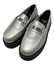 Dr.Martens（ドクターマーチン）の古着「Penton II Quad Metallic Leather Loafers」｜シルバー