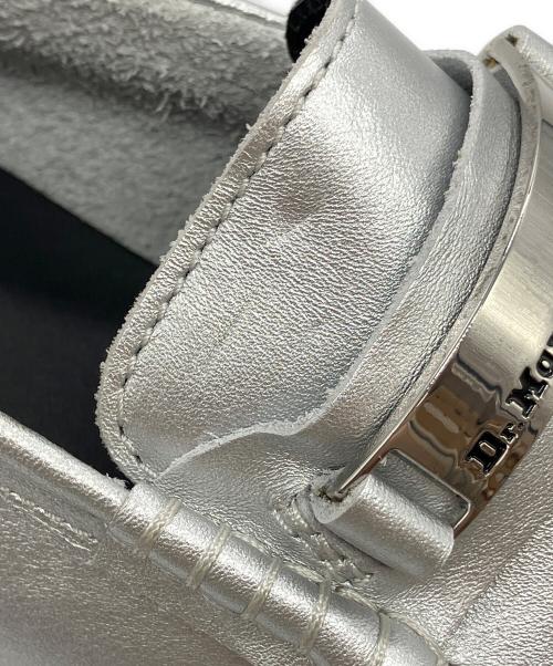 Dr.Martens（ドクターマーチン）Dr.Martens (ドクターマーチン) Penton II Quad Metallic Leather Loafers シルバー サイズ:38の古着・服飾アイテム