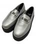 Dr.Martens（ドクターマーチン）の古着「Penton II Quad Metallic Leather Loafers」｜シルバー