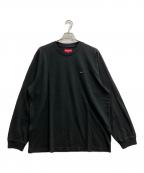 SUPREMEシュプリーム）の古着「SMALL BOX LOGO L/S TEE」｜ブラック
