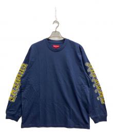 SUPREME（シュプリーム）の古着「INTARSIA SLEEVE L/S TOP」｜ネイビー