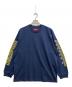 Supreme（シュプリーム）の古着「INTARSIA SLEEVE L/S TOP」｜ネイビー