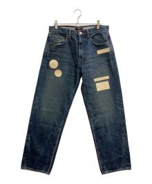 SUPREME×NUMBER (N)INE（シュプリーム×ナンバーナイン）の古着「Patches Loose Fit Jean」｜インディゴ