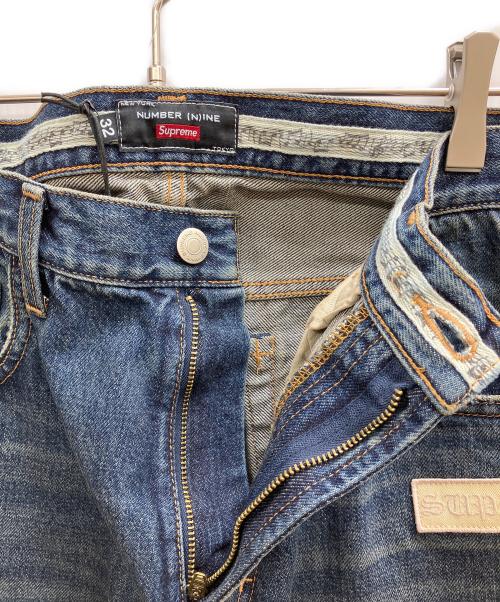 SUPREME（シュプリーム）Supreme (シュプリーム) NUMBER (N)INE (ナンバーナイン) Patches Loose Fit Jean インディゴ サイズ:32の古着・服飾アイテム