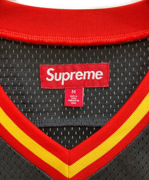 SUPREME（シュプリーム）Supreme (シュプリーム) ANTIHERO Ozzy Hockay Jersey ブラック×レッド サイズ:Mの古着・服飾アイテム