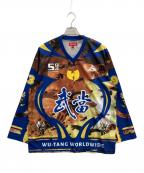 SUPREME×wu-tang clanシュプリーム×ウータンクラン）の古着「Hockey Jersey」｜ブルー×ブラウン