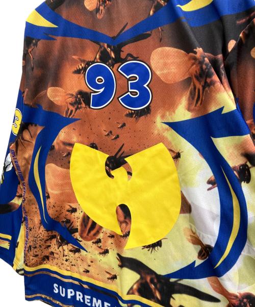 SUPREME（シュプリーム）Supreme (シュプリーム) Wu-tang clan (ウータンクラン) Hockey Jersey ブルー×ブラウン サイズ:Lの古着・服飾アイテム