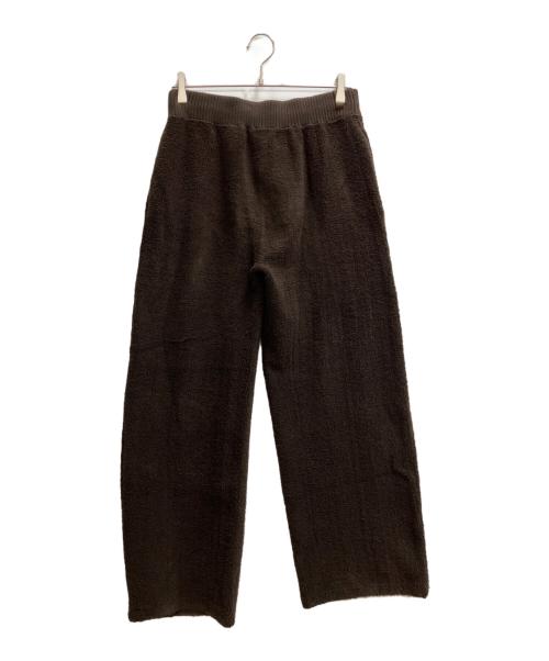 ISA BOULDER（イザボールダー）ISA BOULDER (イザボールダー) ニットパンツ ブラウン サイズ:Sの古着・服飾アイテム