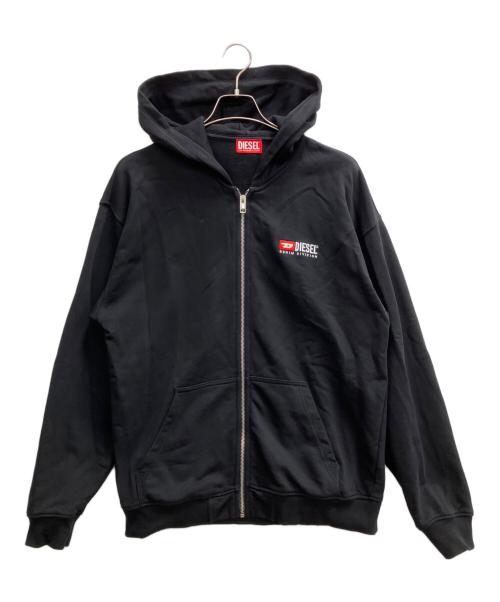 DIESEL（ディーゼル）DIESEL (ディーゼル) S-Boxt-Hood-Zip-Div ブラック サイズ:Mの古着・服飾アイテム